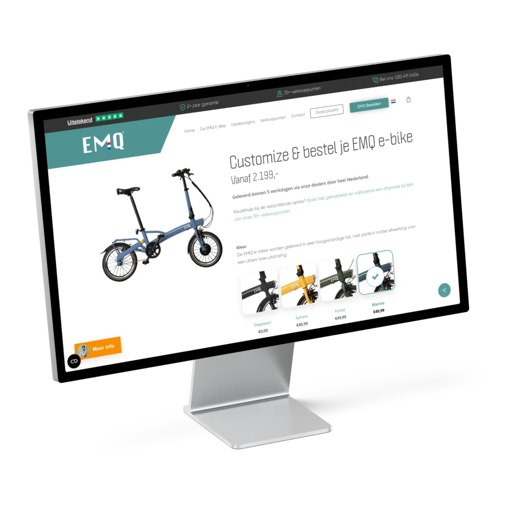 website ontwikkeling case emq